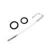 Kiotos Tige d'urètre percée Catheter Ribbed 21cm - Diamètre 9mm